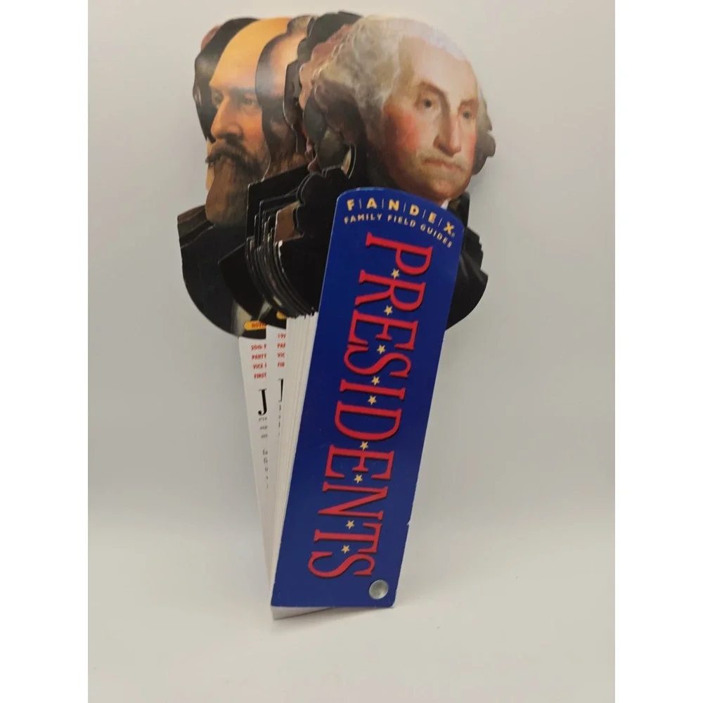 Fandex Family Field Guides Presidents US History Handheld Deck Workman Pub